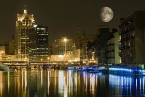 The Moon Over Milwaukee
